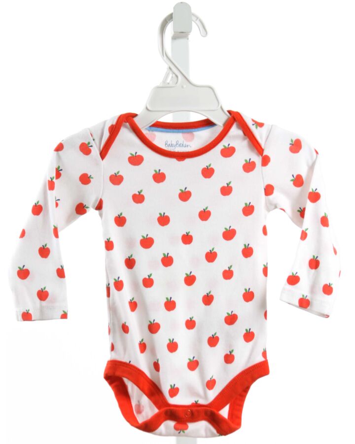 BABY BODEN  RED  PRINT  KNIT LS SHIRT
