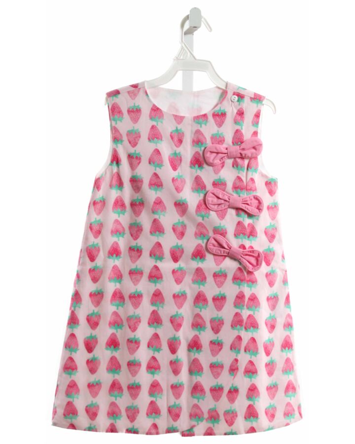 JAMES & LOTTIE  HOT PINK  PRINT  DRESS WITH BOW
