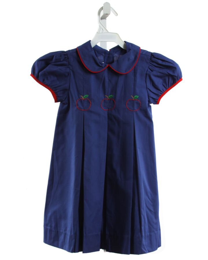 LULLABY SET  NAVY   EMBROIDERED DRESS