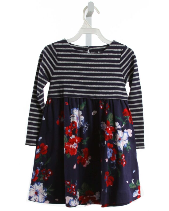 JOULES  NAVY  FLORAL  KNIT DRESS