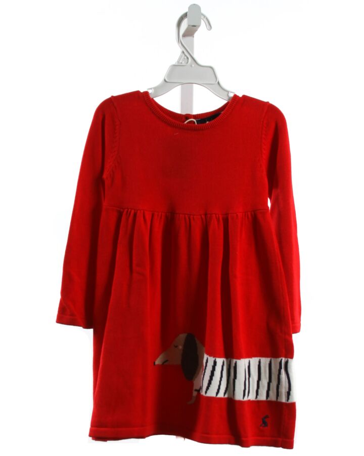 JOULES  RED    KNIT DRESS