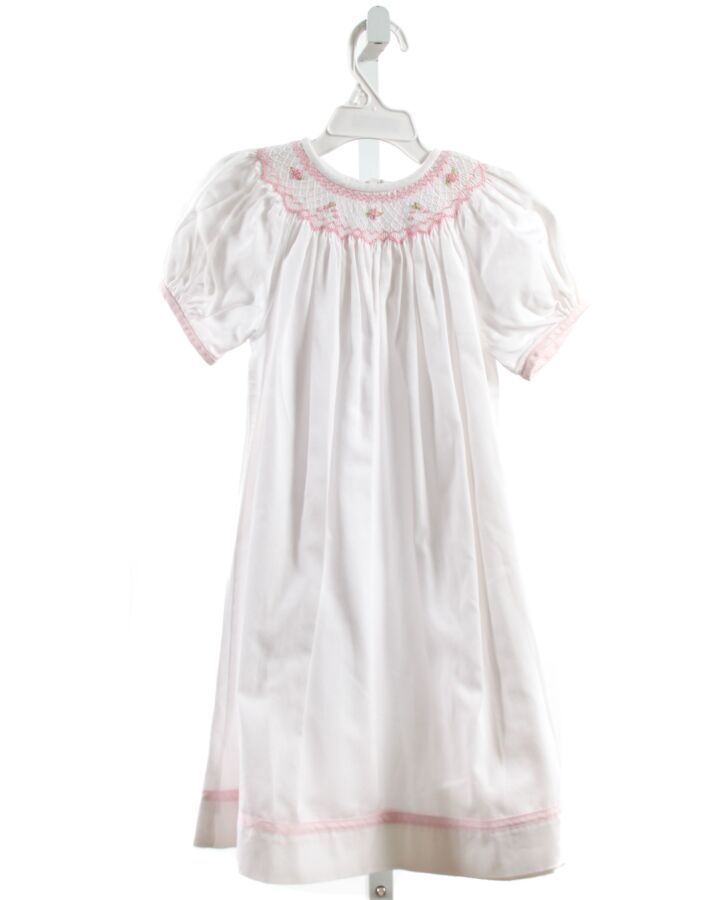 COLLECTION BEBE  WHITE   SMOCKED DRESS
