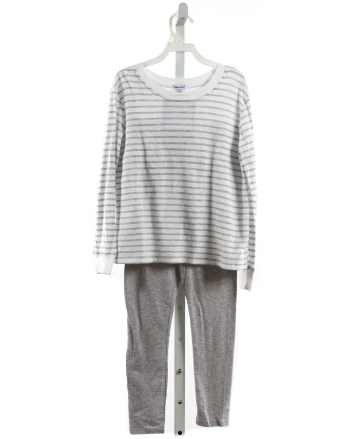 SPLENDID  GRAY KNIT STRIPED  2-PIECE OUTFIT