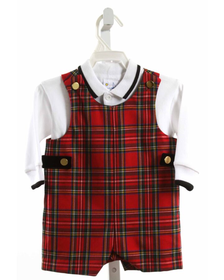 FLORENCE EISEMAN  RED  PLAID  2-PIECE DRESSY OUTFIT