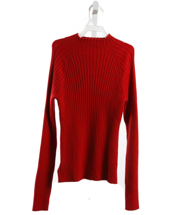 MAYORAL  RED    KNIT LS SHIRT