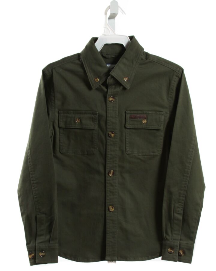 PROPERLY TIED  FOREST GREEN    SHIRT-LS