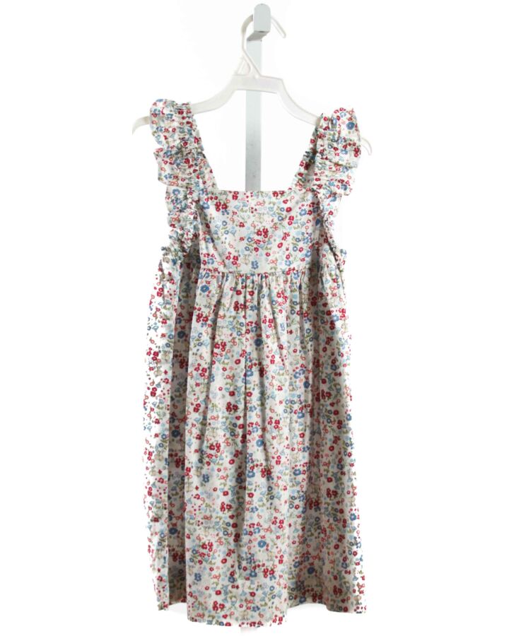 BUSY BEES  WHITE  FLORAL  DRESS