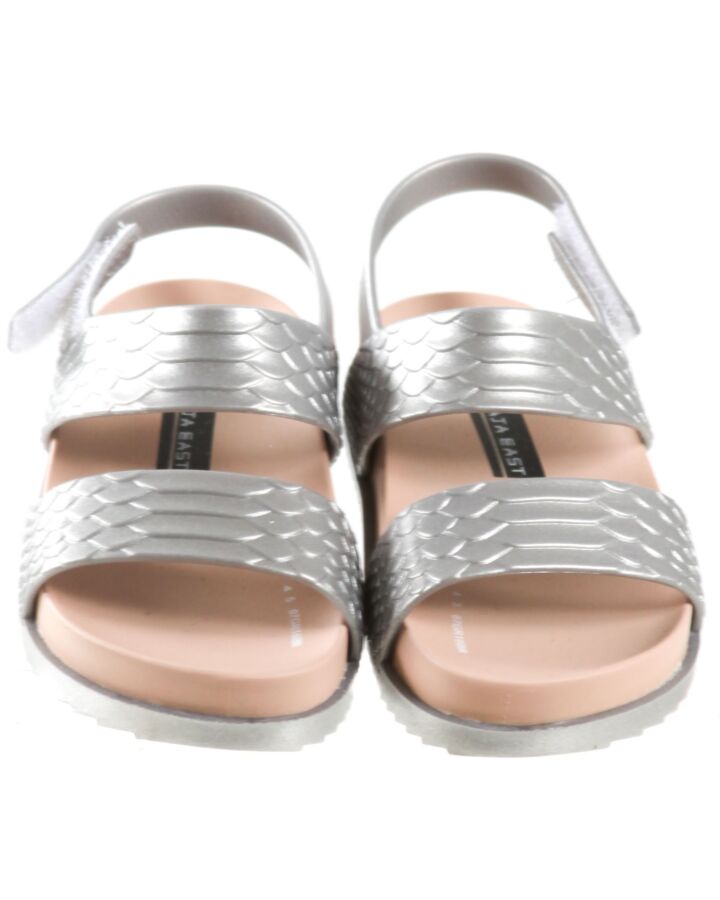 MINI MELISSA SILVER SANDALS NEW WITHOUT TAG *NWT SIZE TODDLER 8