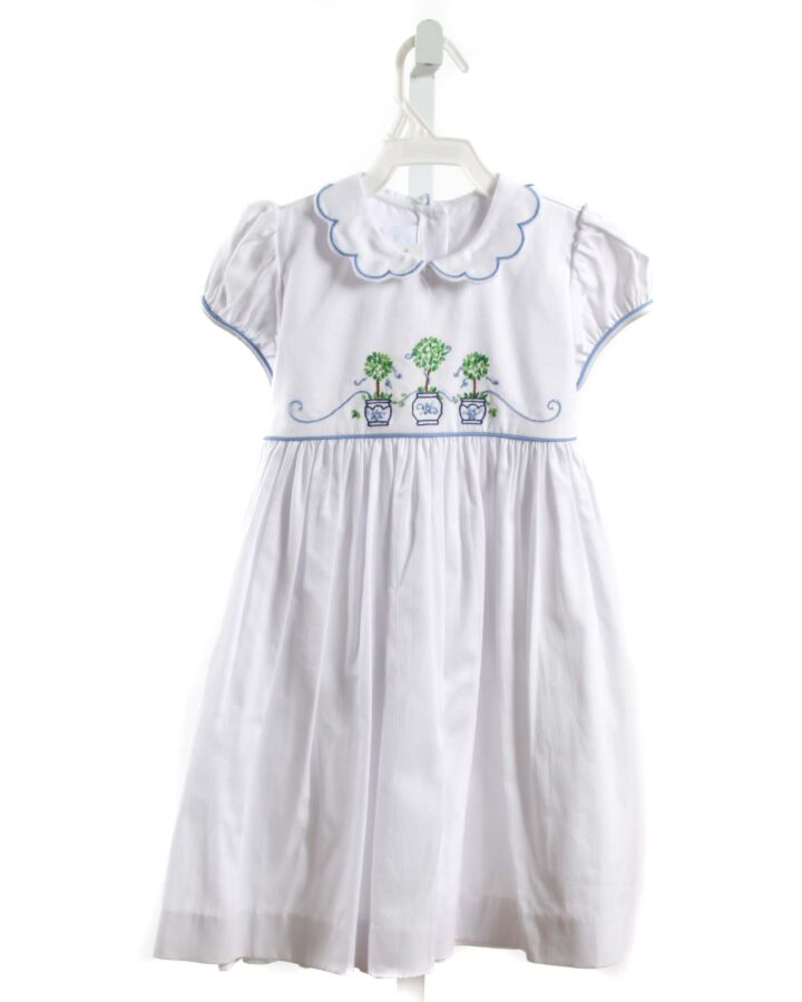 LITTLE ENGLISH  WHITE   EMBROIDERED DRESS