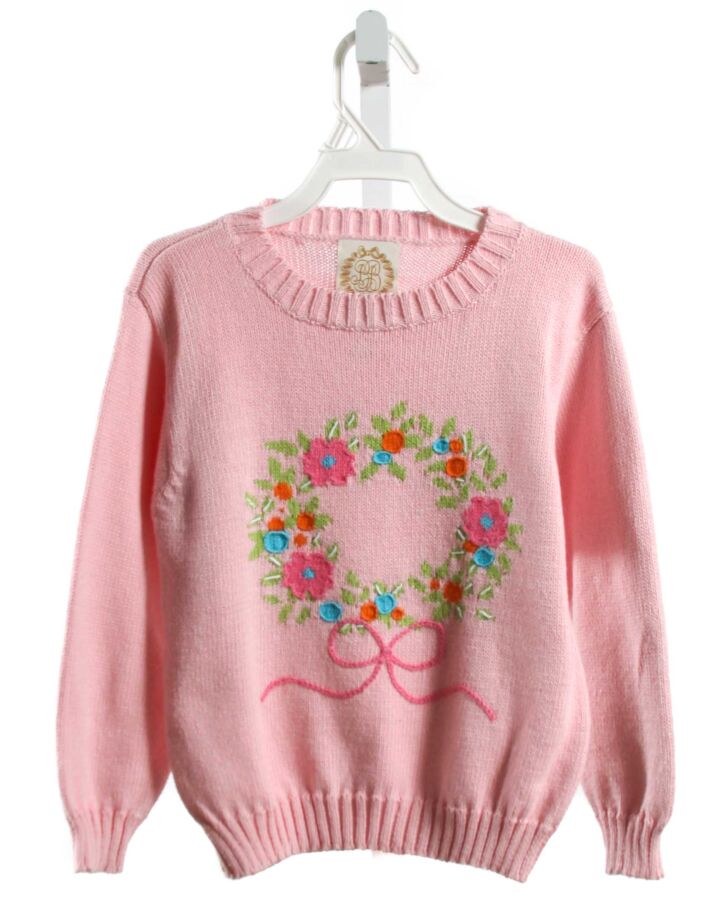 THE BEAUFORT BONNET COMPANY  PINK  FLORAL  SWEATER