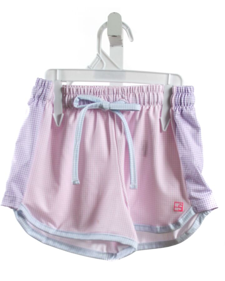 SET BY LULLABY SET  PINK  GINGHAM  SHORTS
