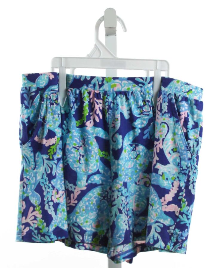 LILLY PULITZER  BLUE  FLORAL  SHORTS