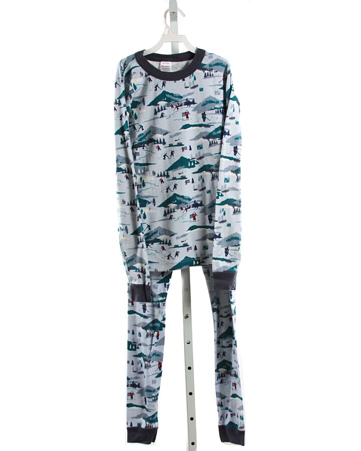 HANNA ANDERSSON  BLUE KNIT  PRINTED DESIGN LOUNGEWEAR