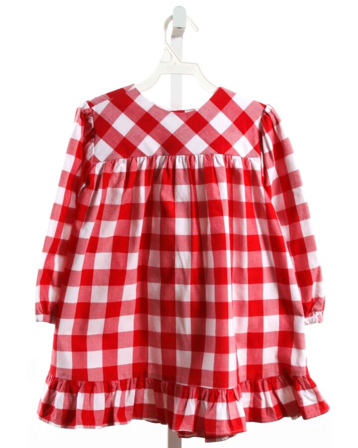 J. BAILEY  RED  GINGHAM  DRESS