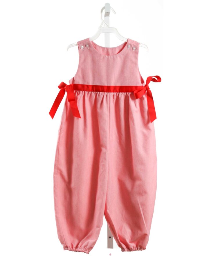 LULLABY SET  RED    ROMPER WITH BOW