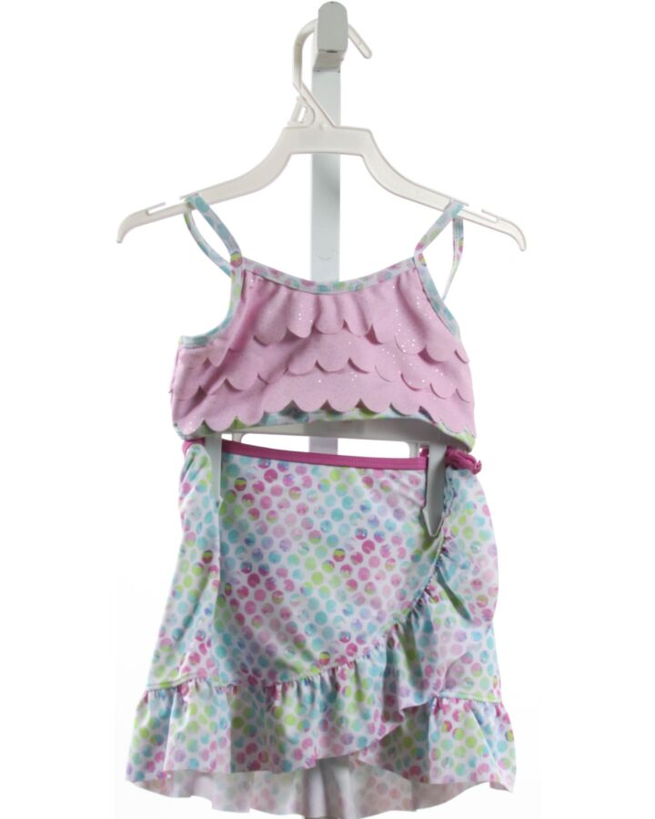 ANDY & EVAN  MULTI-COLOR  POLKA DOT  2-PIECE SWIMSUIT 