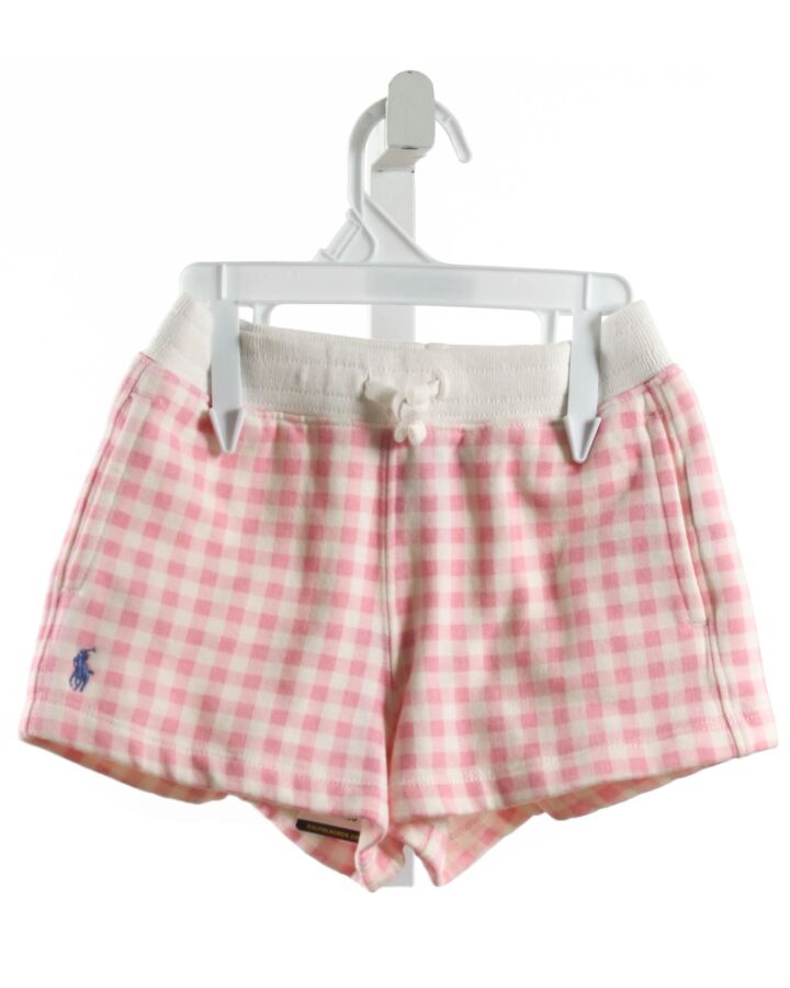 POLO BY RALPH LAUREN  PINK  GINGHAM  SHORTS