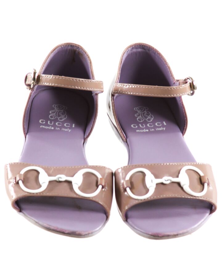 GUCCI PURPLE SANDALS *THIS ITEM IS GENTLY USED WITH MINOR SIGNS OF WEAR (LIGHT WEAR) *EU SIZE 27 *VGU SIZE TODDLER 10