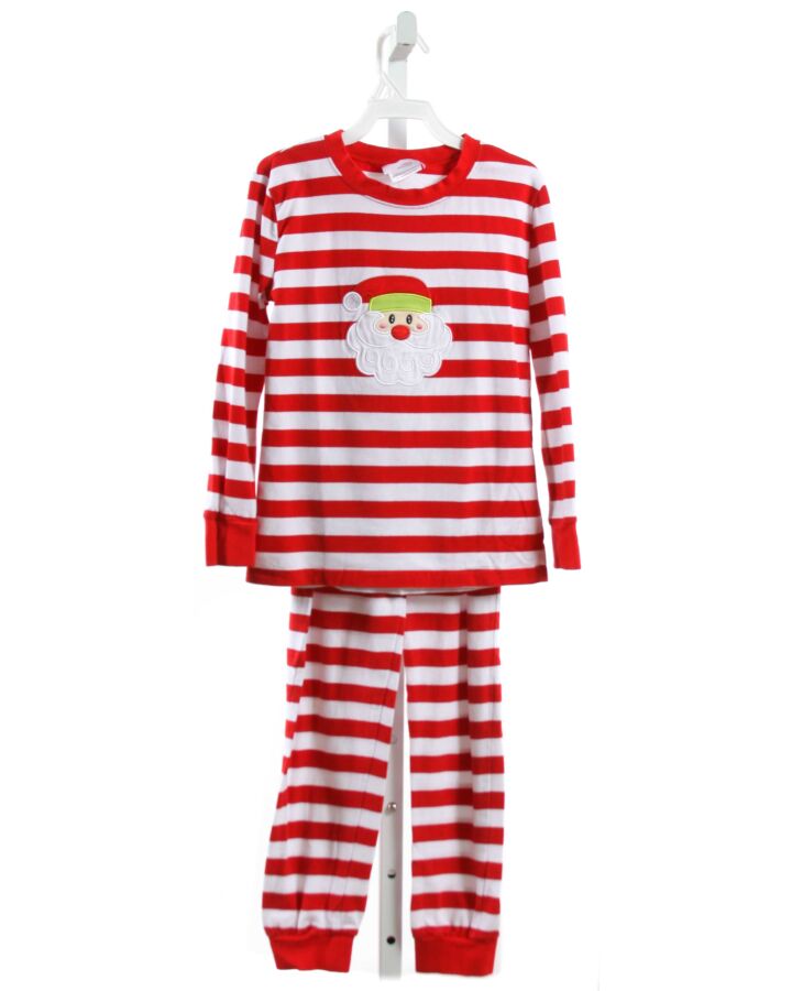 SOUTHERN TOTS  RED  STRIPED APPLIQUED LOUNGEWEAR