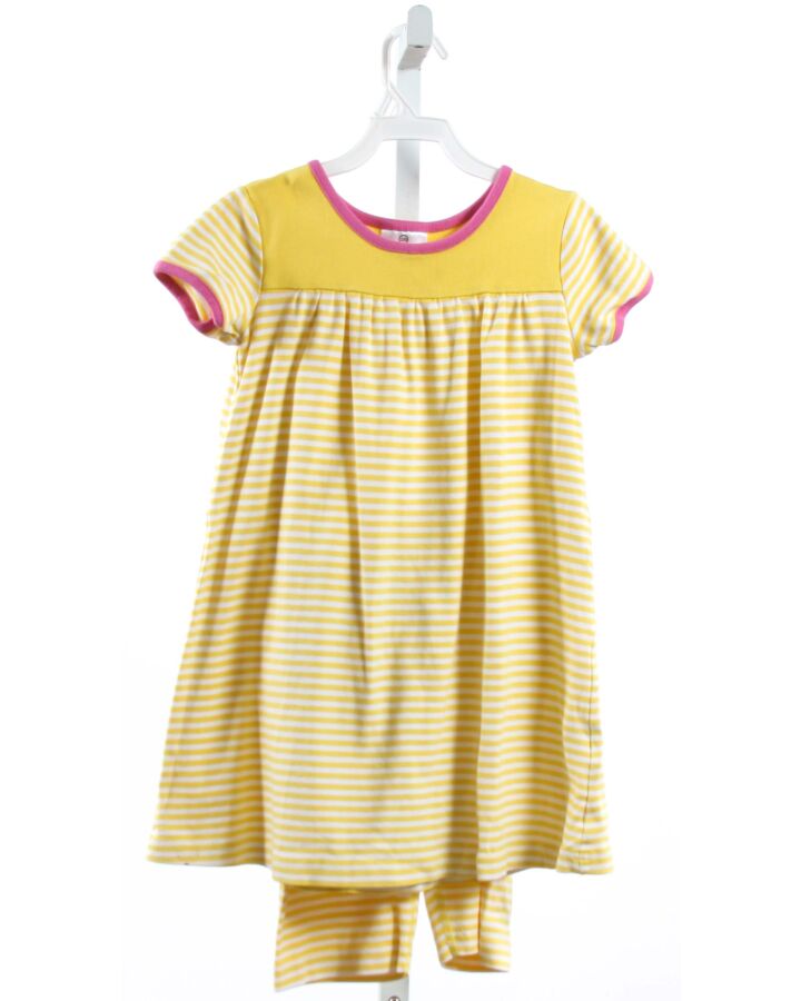HANNA ANDERSSON  YELLOW  STRIPED  2-PIECE OUTFIT