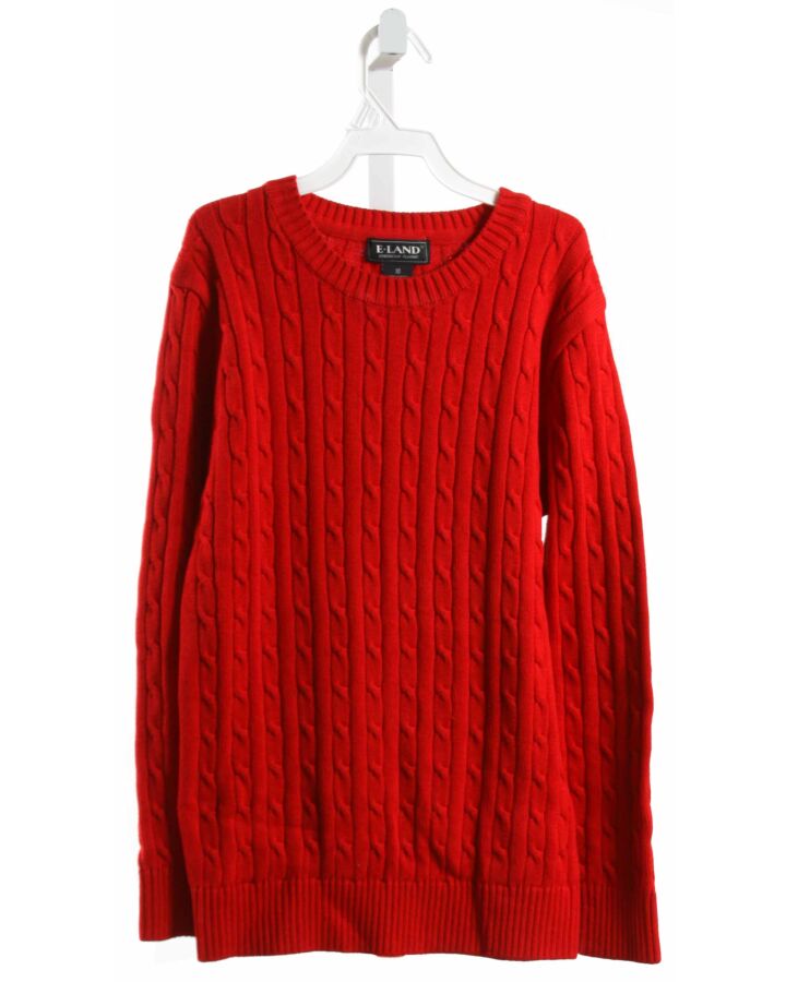 E-LAND  RED    SWEATER