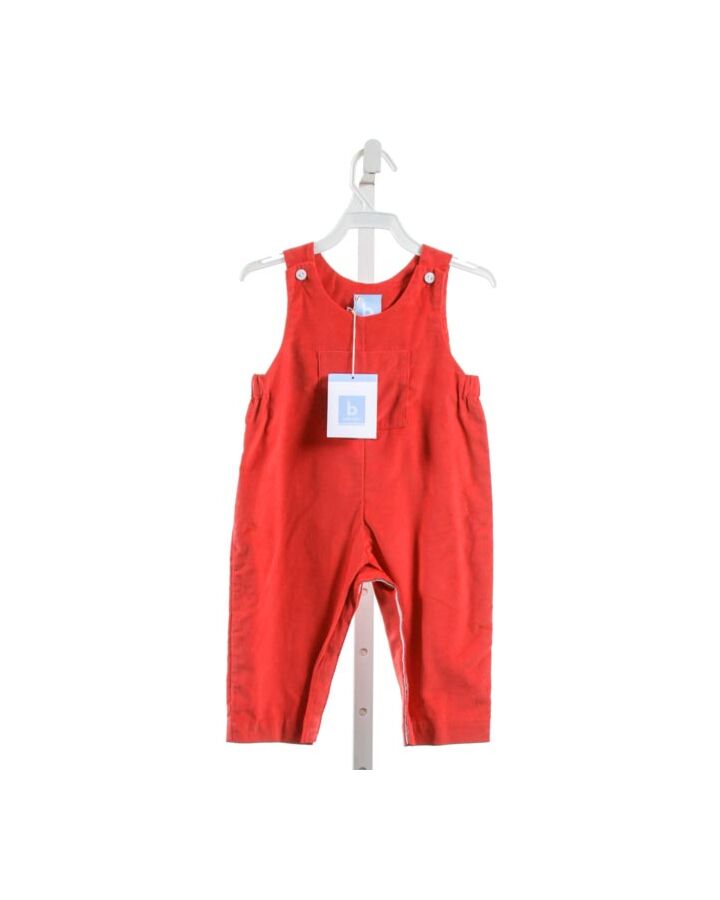 BELLA BLISS  RED CORDUROY   LONGALL/ROMPER 