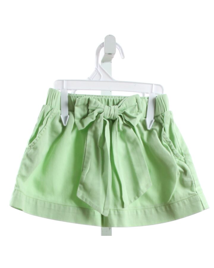 RED BEANS  LT GREEN    SHORTS WITH BOW