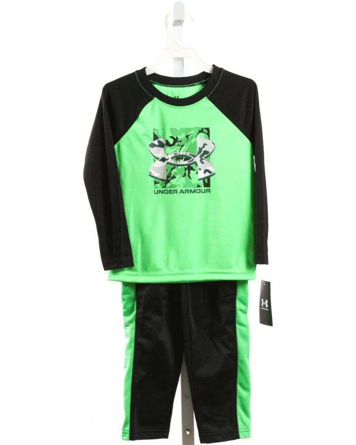 UNDER ARMOUR  LIME GREEN  PRINT  2-PIECE OUTFIT
