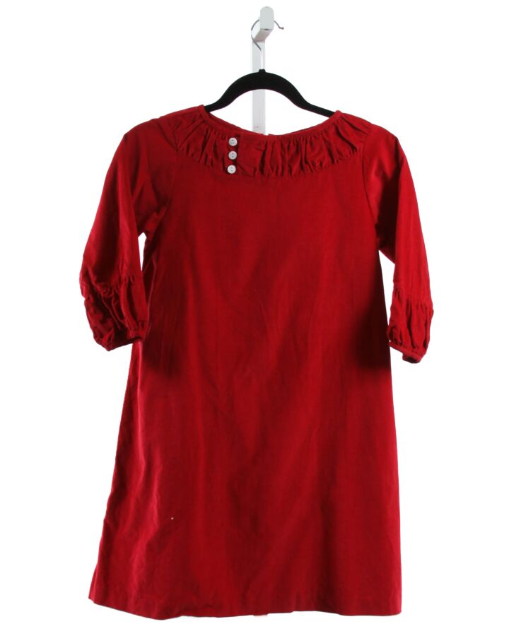 BELLA BLISS  RED CORDUROY   DRESS