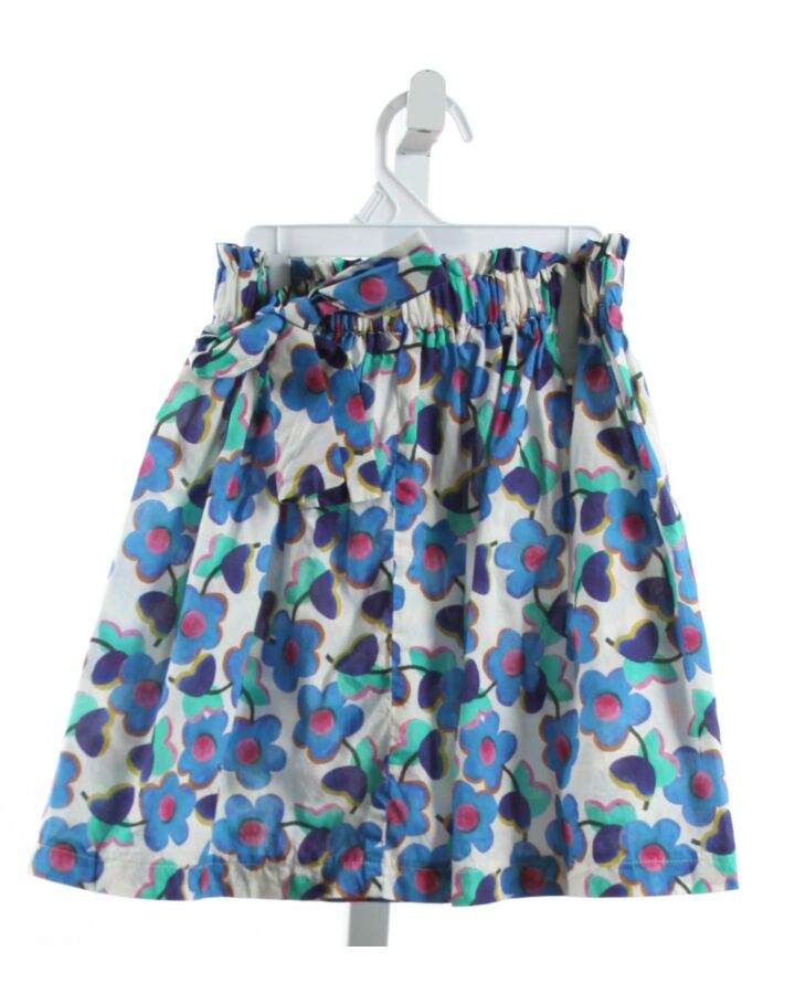 MARY & GRACE  BLUE  FLORAL  SKIRT