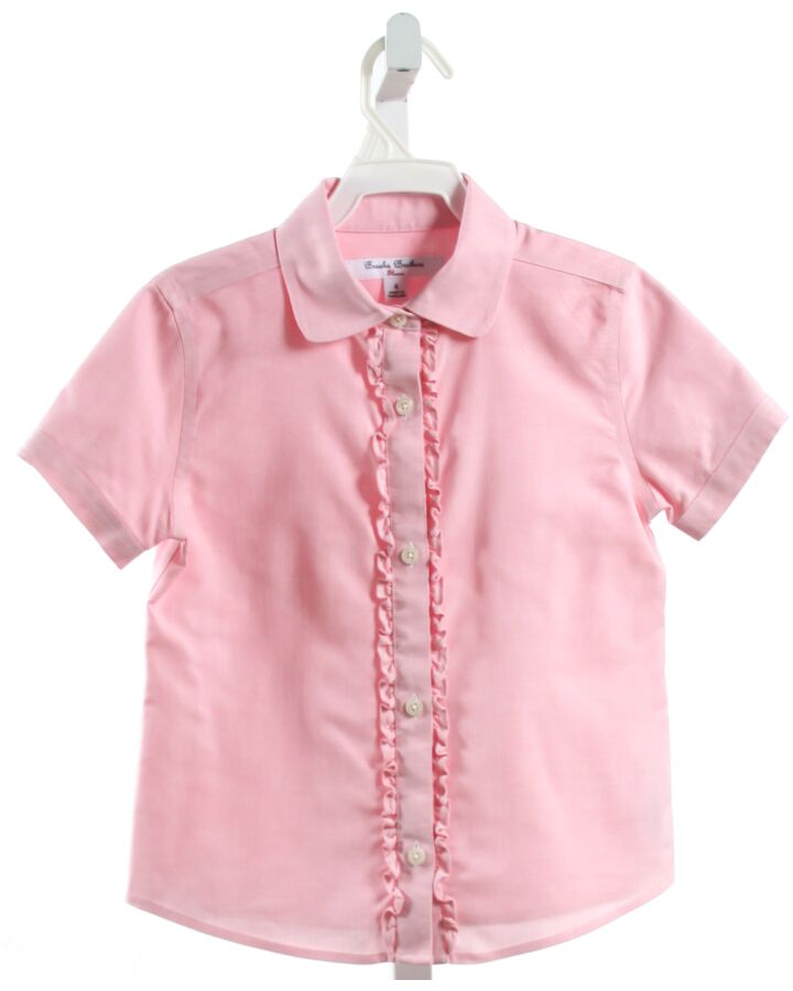 BROOKS BROTHERS  PINK    DRESS SHIRT WITH RUFFLE