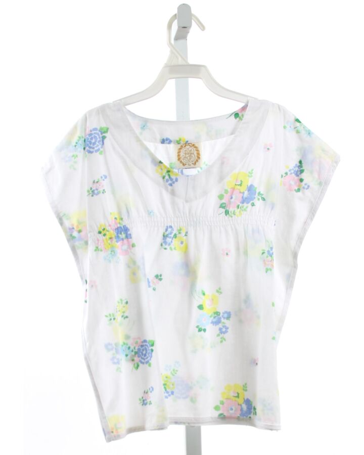 THE BEAUFORT BONNET COMPANY  WHITE  FLORAL  COVER UP