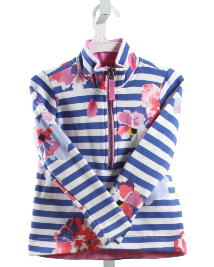 JOULES  BLUE  FLORAL  PULLOVER