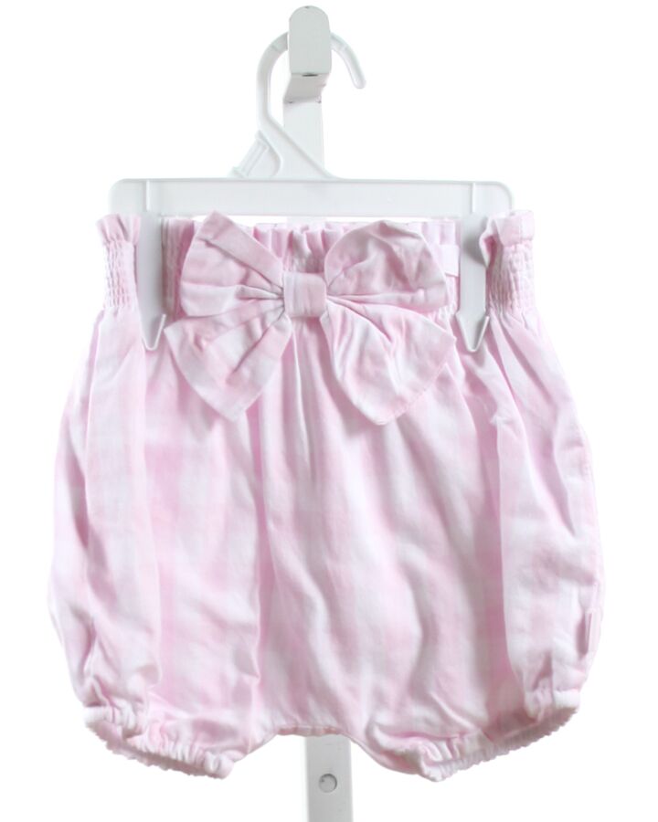 TUTTO PICCOLO  LT PINK    BLOOMERS WITH BOW