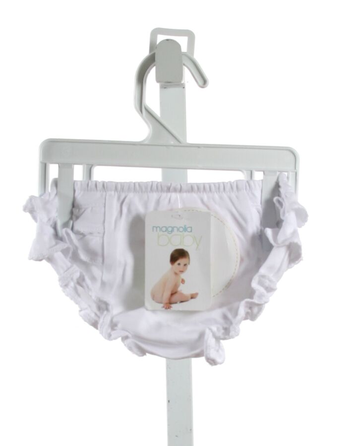 MAGNOLIA BABY  WHITE    BLOOMERS WITH PICOT STITCHING