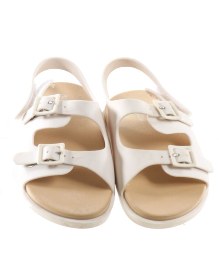 MINI MELISSA IVORY SANDALS *THIS ITEM IS GENTLY USED WITH MINOR SIGNS OF WEAR (LIGHT WEAR) *EUC SIZE TODDLER 8