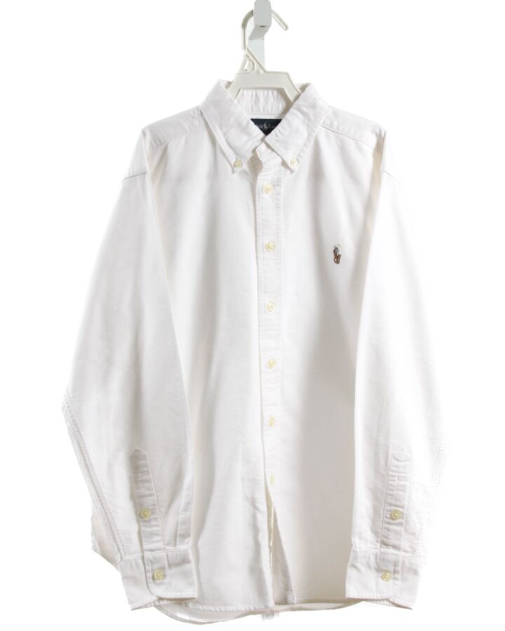 RALPH LAUREN  WHITE    DRESS SHIRT
