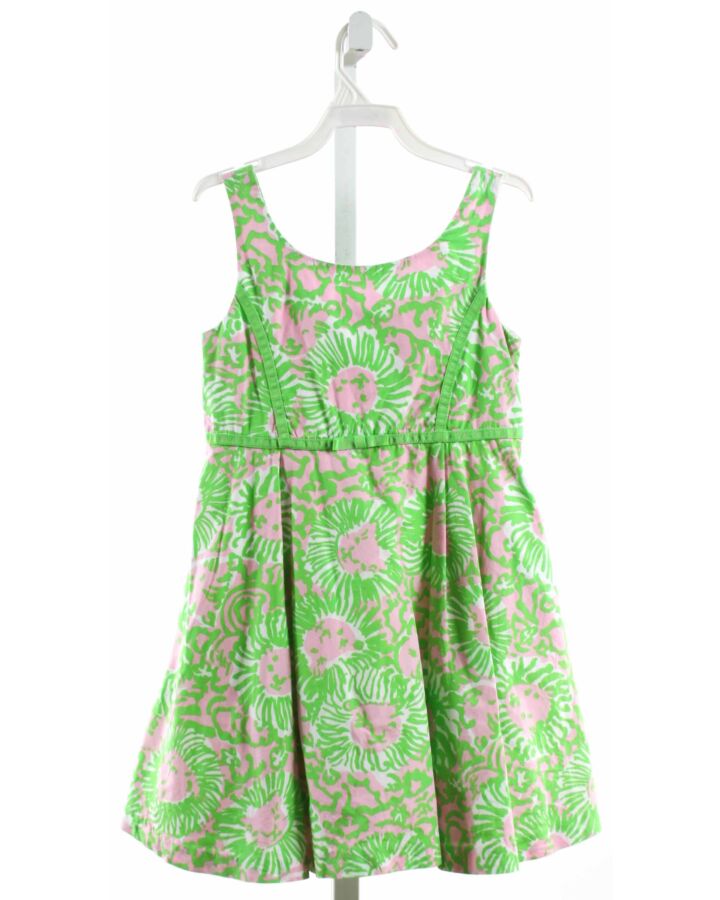 LILLY PULITZER  GREEN   PRINTED DESIGN DRESS