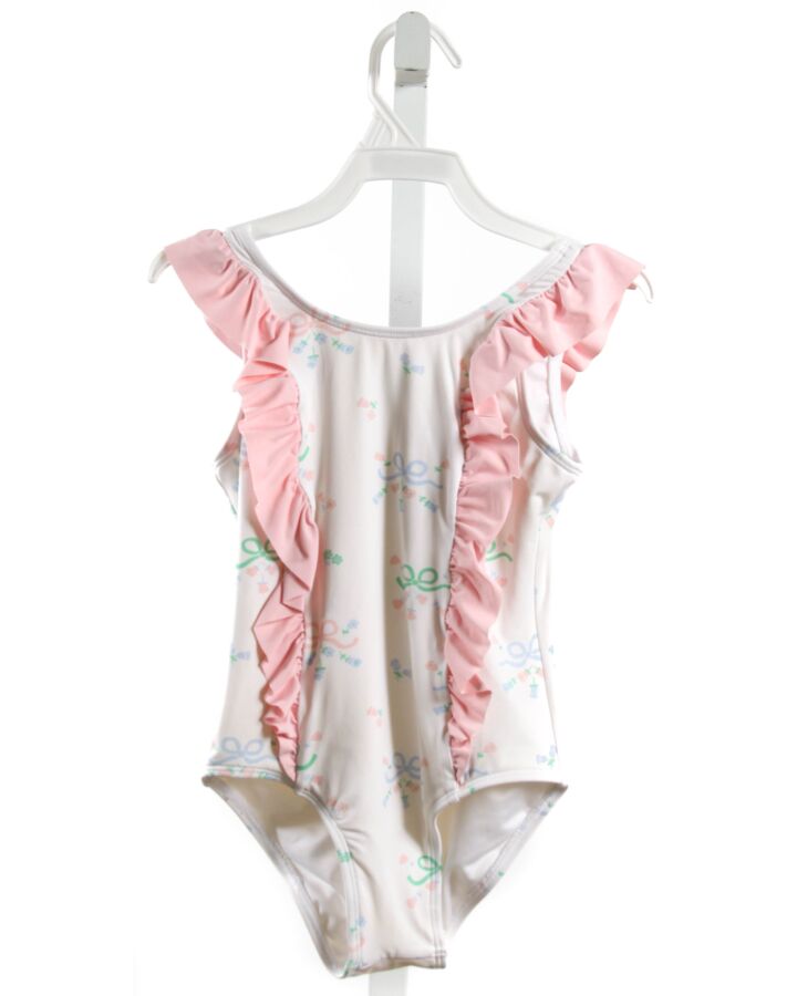 THE BEAUFORT BONNET COMPANY  WHITE    1-PIECE SWIMSUIT WITH RUFFLE