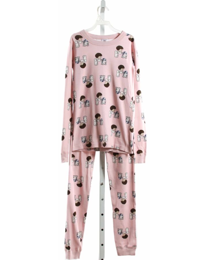 HANNA ANDERSSON  PINK KNIT  PRINTED DESIGN LOUNGEWEAR