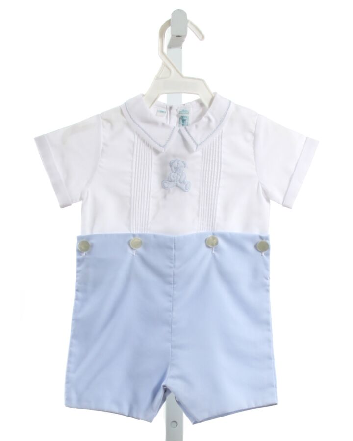 FELTMAN BROTHERS  LT BLUE   EMBROIDERED 2-PIECE OUTFIT