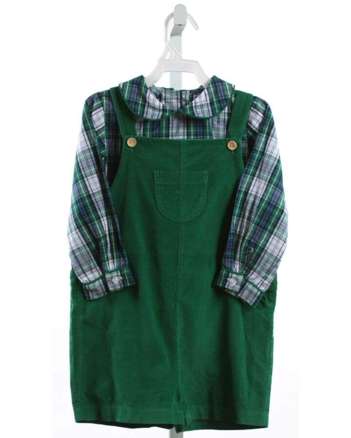 LITTLE ENGLISH  GREEN CORDUROY   2-PIECE OUTFIT