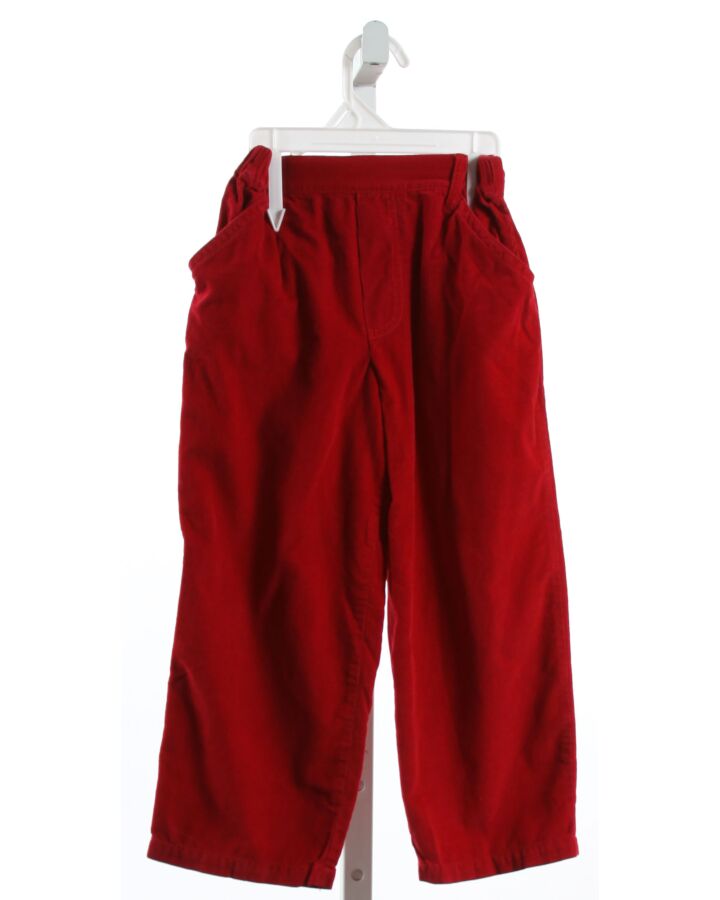 BELLA BLISS  RED CORDUROY   PANTS
