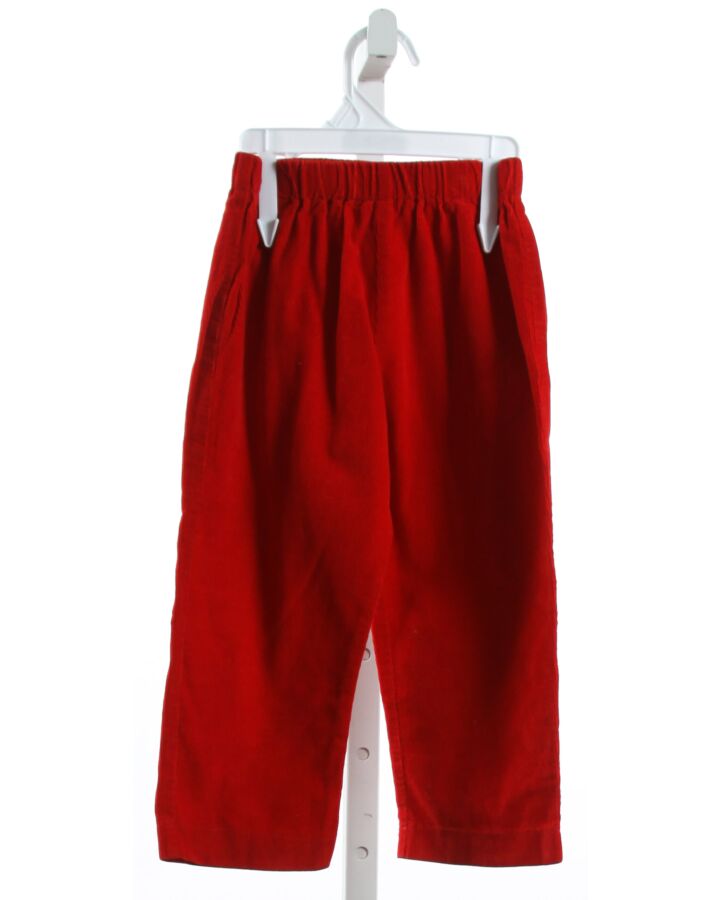 ORIENT EXPRESSED  RED CORDUROY   PANTS