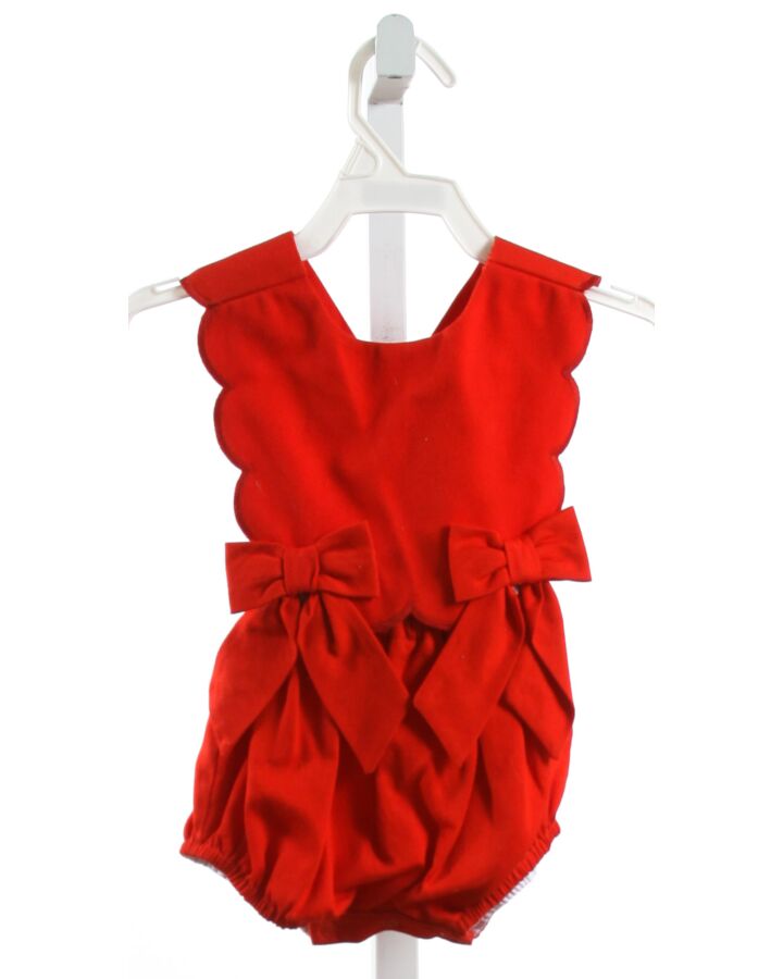 NO TAG  RED    DRESSY BUBBLE WITH BOW