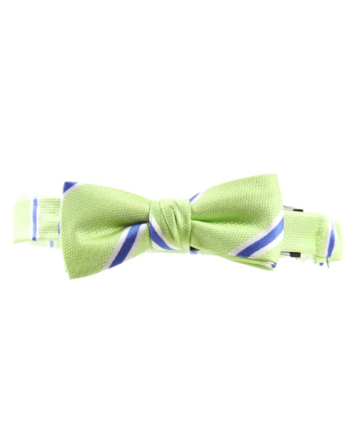 COLLARED GREENS  LIME GREEN SILK   TIE