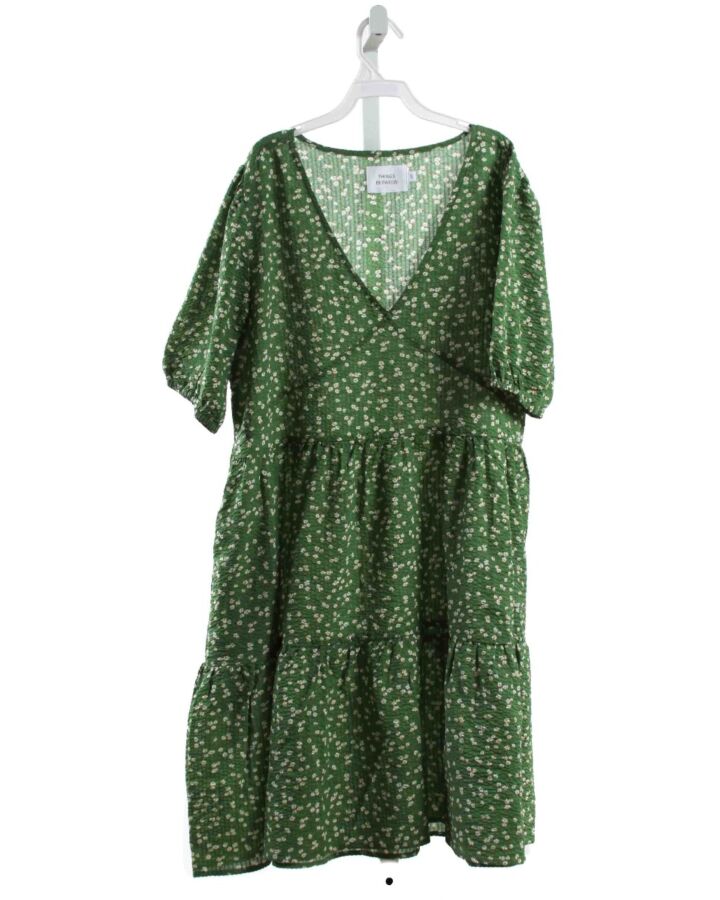 THINGS BETWEEN  GREEN  FLORAL  DRESS