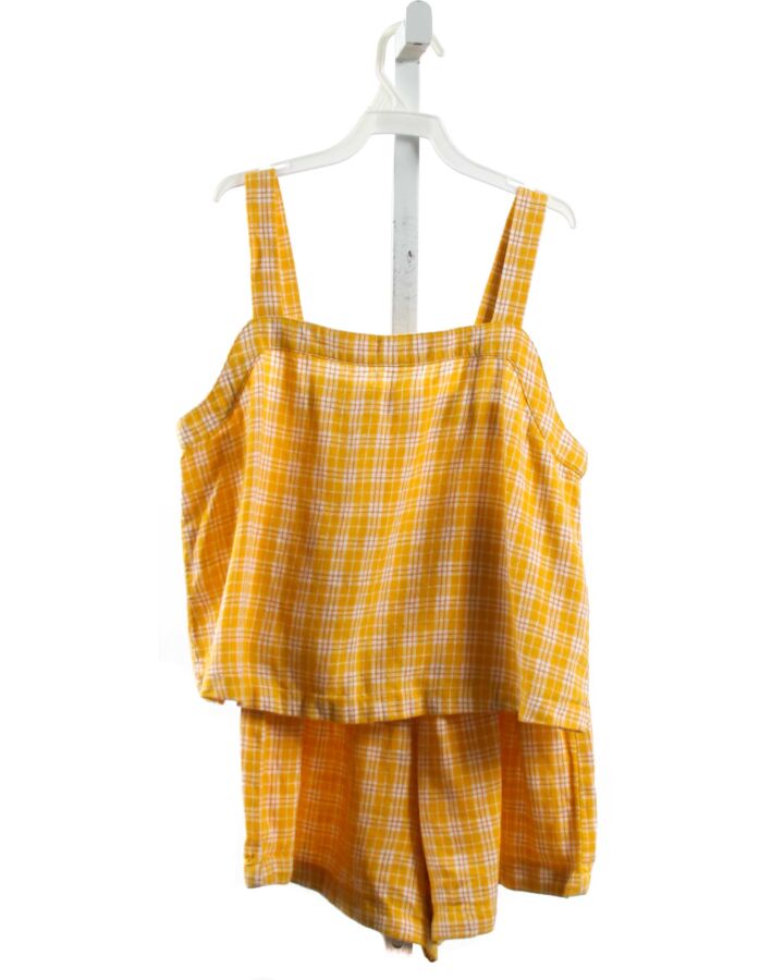 NORDSTROM  YELLOW  PLAID  2-PIECE OUTFIT