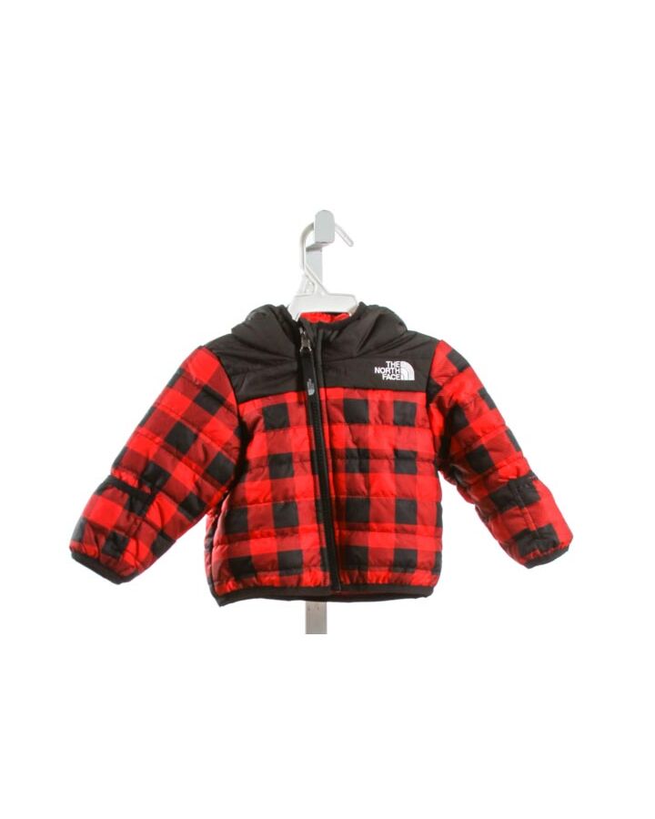 NORTH FACE  RED  CHECK  OUTERWEAR