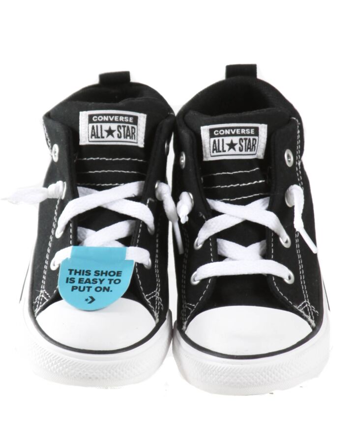 CONVERSE BLACK SHOES  *NWT SIZE TODDLER 9